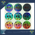 Security Silver Custom Holographic Laser Sticker